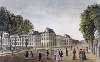 Der Luxemburg-Palast, ca. 1815-20 von Henri Courvoisier Voisin