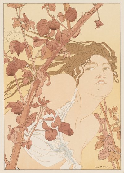 In den Brombeeren Dans les Ronces, 1898 von Henri Detouche