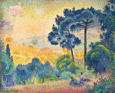 Landschaft der Provence von Henri Edmond Cross