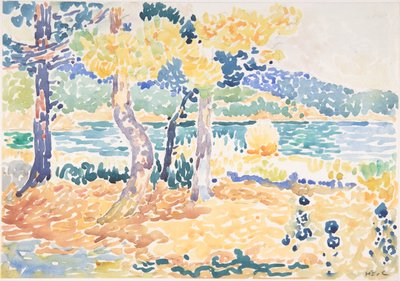 Kiefern an der Küste, n.d. von Henri Edmond Cross