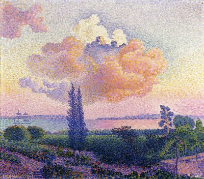 Rosa Wolken von Henri Edmond Cross
