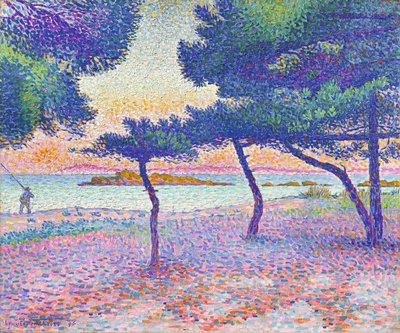 Der Strand von Saint-Clair von Henri Edmond Cross