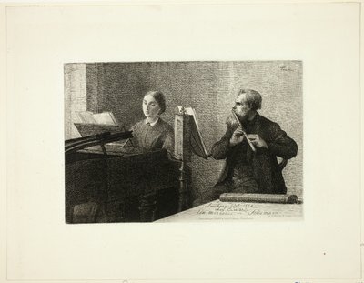 Ein Stück von Schumann von Ignace Henri Jean Fantin Latour