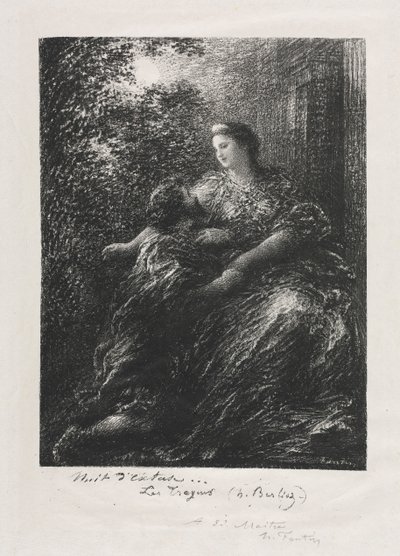 Duett der Trojaner von Ignace Henri Jean Fantin Latour