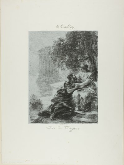 Duett der Trojaner, erste Tafel von Ignace Henri Jean Fantin Latour