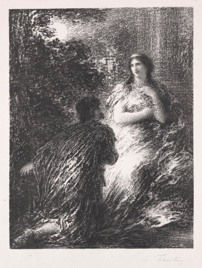 Duo der Trojaner von Ignace Henri Jean Fantin Latour