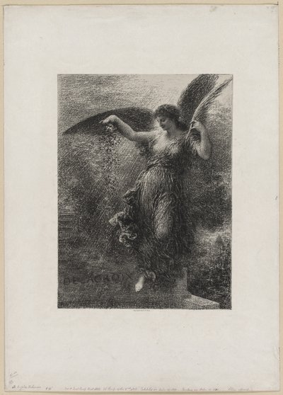 An Eugene Delacroix von Ignace Henri Jean Fantin Latour