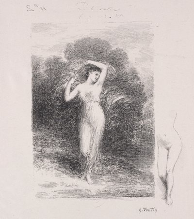 Das kranke Mädchen von Ignace Henri Jean Fantin Latour