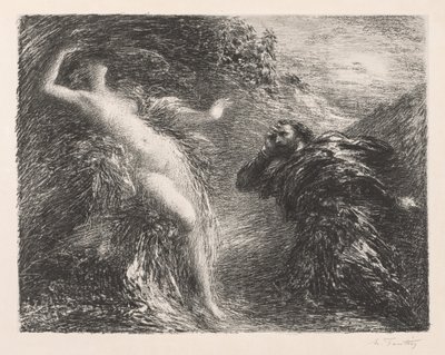 Manfred und Astarté von Ignace Henri Jean Fantin Latour