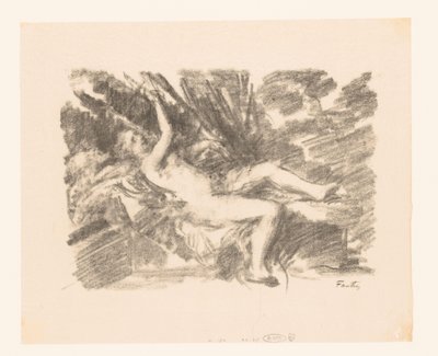 Nackte Frau erwacht von Ignace Henri Jean Fantin Latour