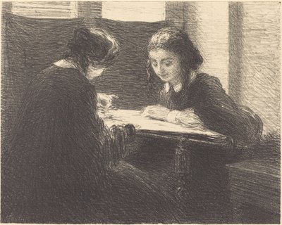 Die Stickerinnen von Ignace Henri Jean Fantin Latour