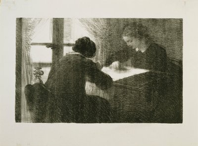 Die Stickerinnen, Nr. 2 von Ignace Henri Jean Fantin Latour