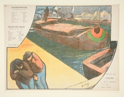 Programm für Theatre Libre von Henri Gabriel Ibels
