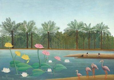 Flamingos von Henri J.F. (1844 1910) Rousseau