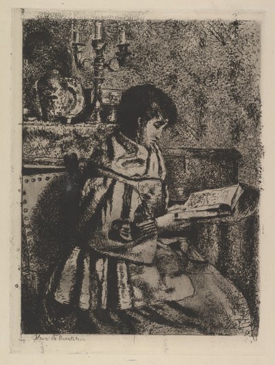 Der Leser, ca. 1870 von Henri Jean Augustin de Braekeleer