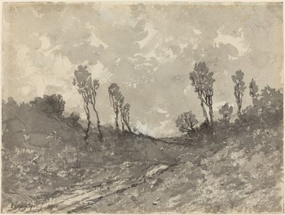 Straße bei Hérisson von Henri Joseph Harpignies