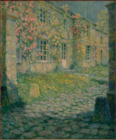 Das Haus mit den Rosen, Versailles von Henri Le Sidaner