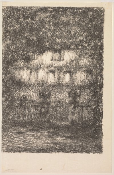 Das Haus im Mondlicht von Henri Le Sidaner