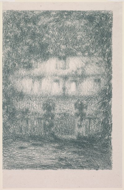 Das Haus im Mondlicht von Henri Le Sidaner