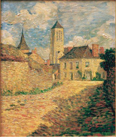Das Dorf Champigné, Maine-et-Loire von Henri Lebasque