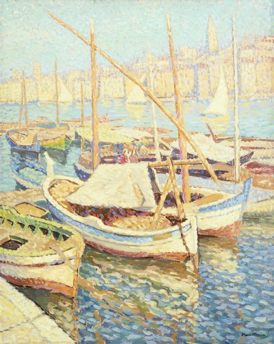 Hafen von Marseille von Henri Martin