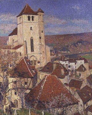 St. Cirq Lapopie, ca. 1926-36 von Henri Martin
