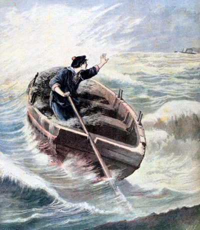 Verloren auf See, 1891 von Henri Meyer
