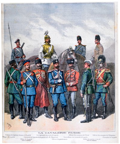 Russische Kavallerie, 1892 von Henri Meyer