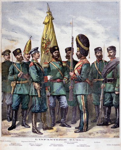 Russische Infanterie, 1892 von Henri Meyer
