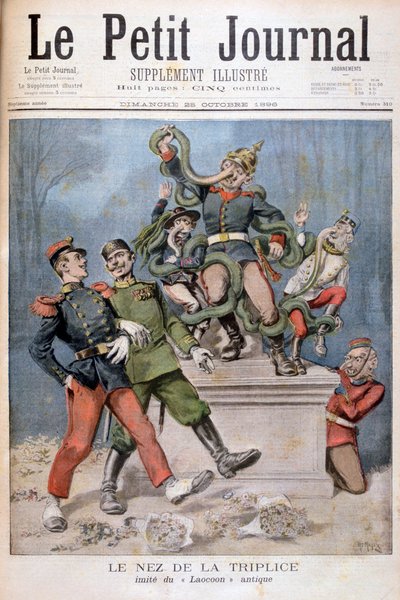 Die Verbündeten Nase, nach Laokoon, 1896 von Henri Meyer