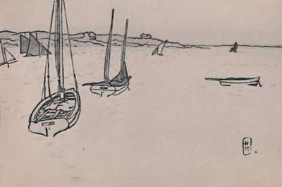 Bretonische Landschaft, ca. 1900er, 1946 von Henri Rivière