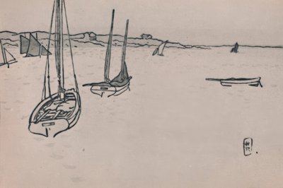 Bretonische Landschaft von Henri Rivière