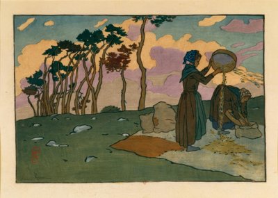 Vanneuses (Loguivy) von Henri Rivière