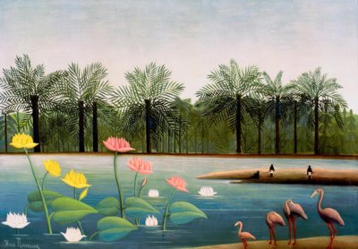 Die Flamingos von Henri Rousseau