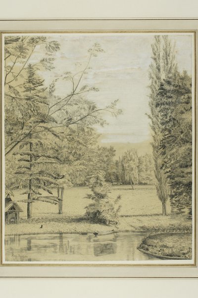 Fluss- und Parklandschaft von Henri Rousseau