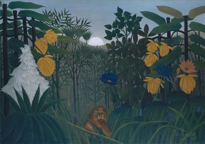 Das Mahl des Löwen von Henri Rousseau