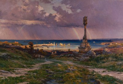 Nach dem Sturm in Portrieux von Henri Saintin