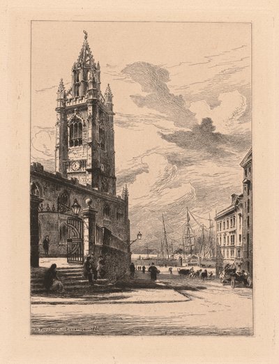 St. Nicholas Kirche, Liverpool von Henri Toussaint