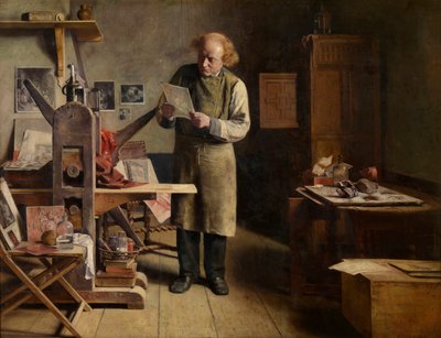 Der Plattendrucker von Henri de Braekeleer
