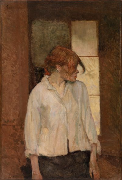 „A Montrouge“ – Rosa La Rouge von Henri de Toulouse Lautrec