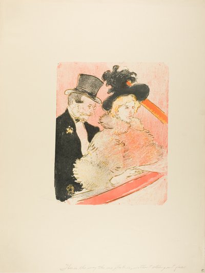 Beim Konzert von Henri de Toulouse Lautrec