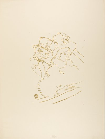 Beim Konzert von Henri de Toulouse Lautrec