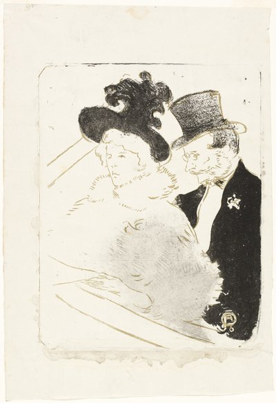 Beim Konzert von Henri de Toulouse Lautrec