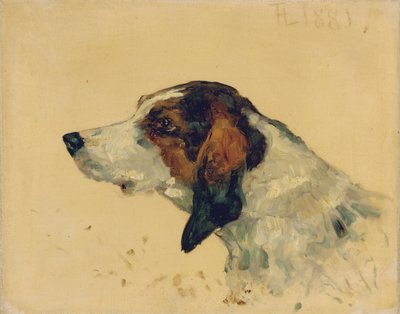 Jagdhund, 1881 von Henri de Toulouse Lautrec