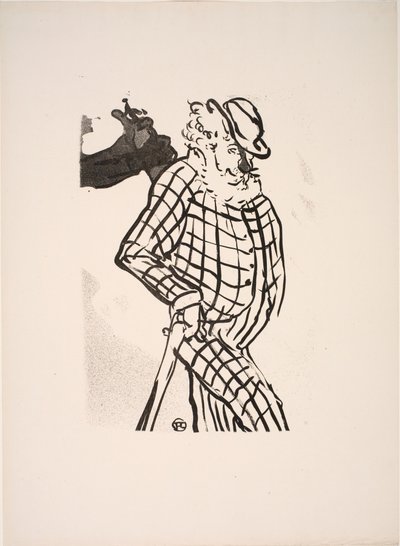 Englischer exzentrischer Komiker von Henri de Toulouse Lautrec