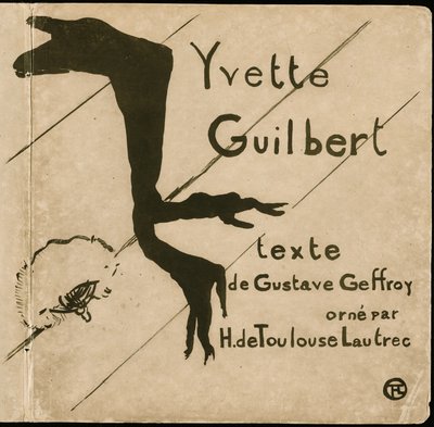 Cover für Yvette Guilbert von Henri de Toulouse Lautrec