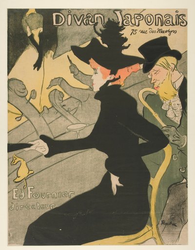 Divan Japonais von Henri de Toulouse Lautrec