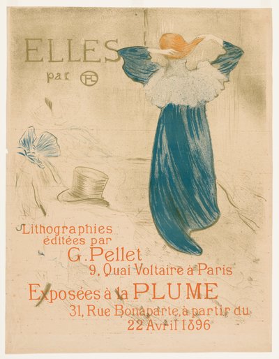 Elles: Frontispiz von Henri de Toulouse Lautrec
