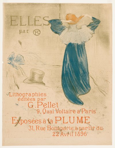 Elles: Frontispiz, 1896 von Henri de Toulouse Lautrec