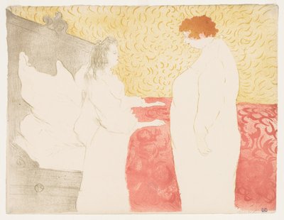 Elles: Frau im Bett von Henri de Toulouse Lautrec